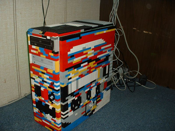 No case out that capable of handling your battle station? Build it out of LEGOs!