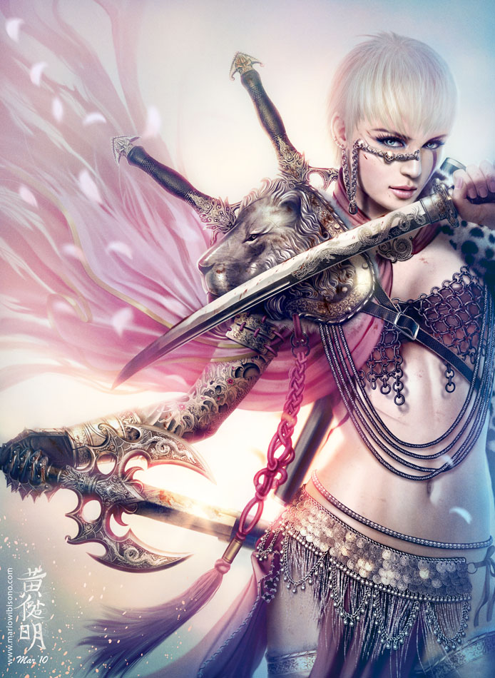 Beautiful Illustrations of SciFi and Fantasy Women