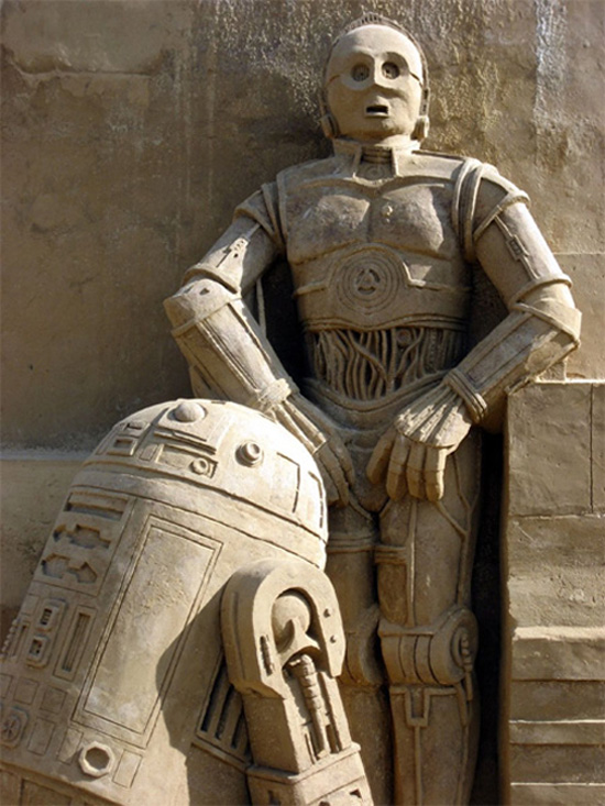 Insanely Detailed Star Wars Sand Sculptures