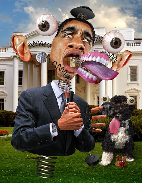 Ridiculously Strange Barack Obama Caricatures