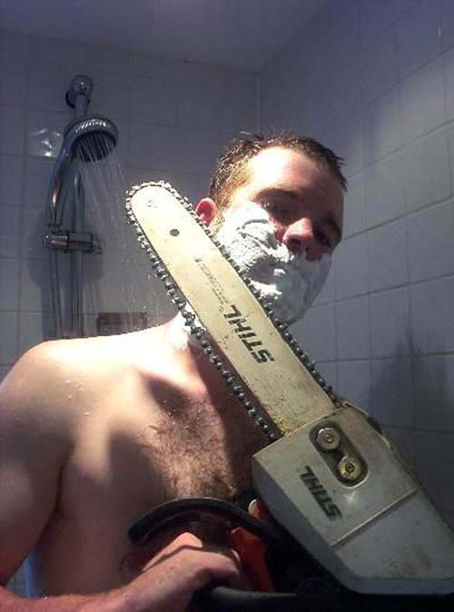 funny shaving