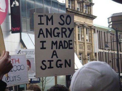 21 Protest Signs That Are Just Trolling People