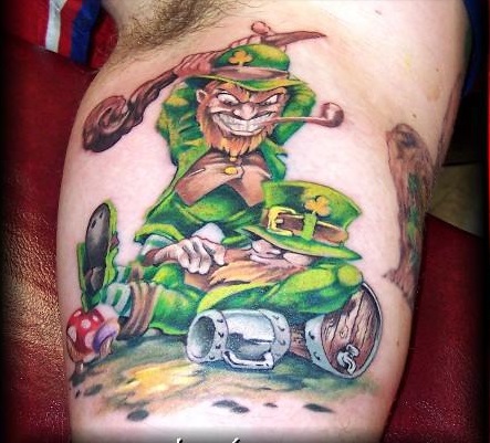 Weird Leprechaun Tattoos!