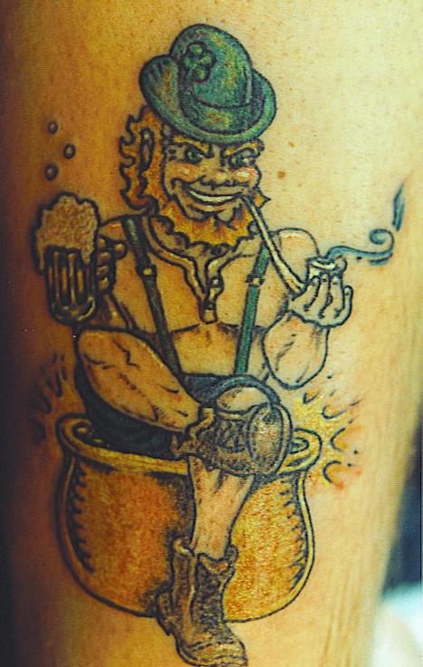 Weird Leprechaun Tattoos!