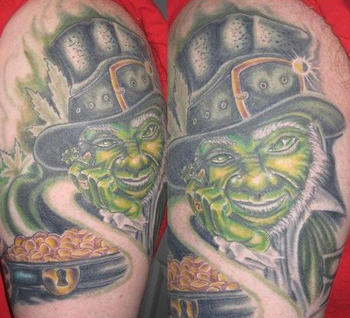 Weird Leprechaun Tattoos!