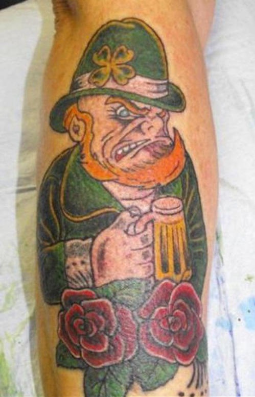 Weird Leprechaun Tattoos!