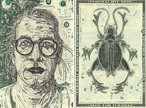 23 Amazing Artworks Made With Money!