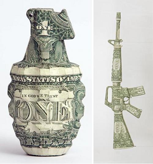 23 Amazing Artworks Made With Money!