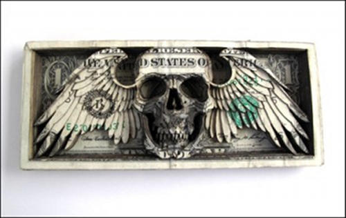 23 Amazing Artworks Made With Money!