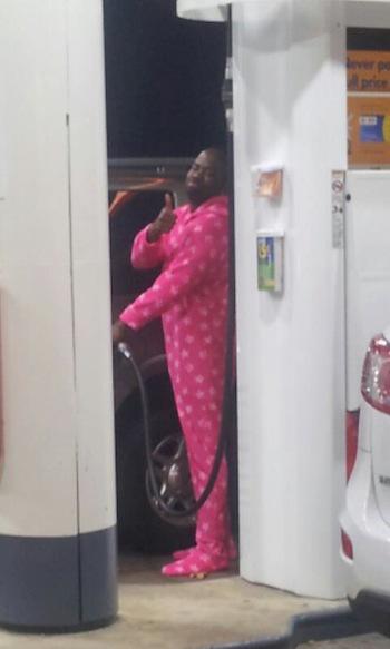 20 Funniest Pics Of Weirdos Pumping Gas