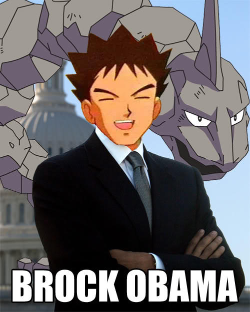 pokemon brock obama meme - Brock Obama