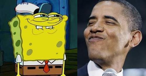 barack obama spongebob