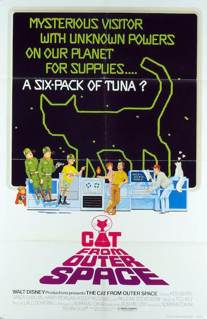 cat from outer space movie poster - Mysterious Visitor With Unknown Powers On Our Planet For Supplies.. A SixPack Of Tuna? From Outer Spag Walt Disney Productions presents The Cat From Outer Space K En Berry Sandy Duncan Harry Morgan Rudi Medowall Mean St