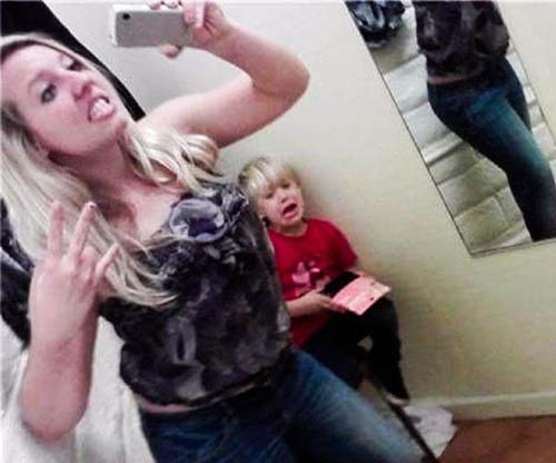 Mom Selfie Fails