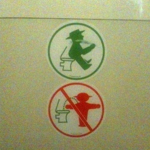 Funniest Bathroom Signs!