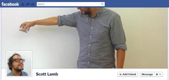 funny creative facebook timeline cover 19 - facebook Search Scott Lamb Add Friend Message