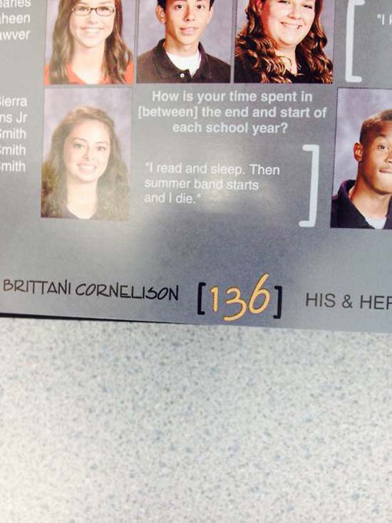 23 Of The Funniest Things Ever Spotted In A School Yearbook