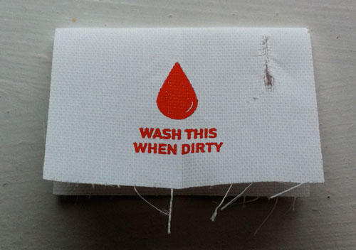 funny care labels - Wash This When Dirty