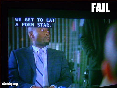 17 Closed Caption Fails