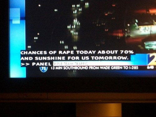 17 Closed Caption Fails