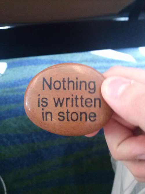 nail - Nothing is written in stone