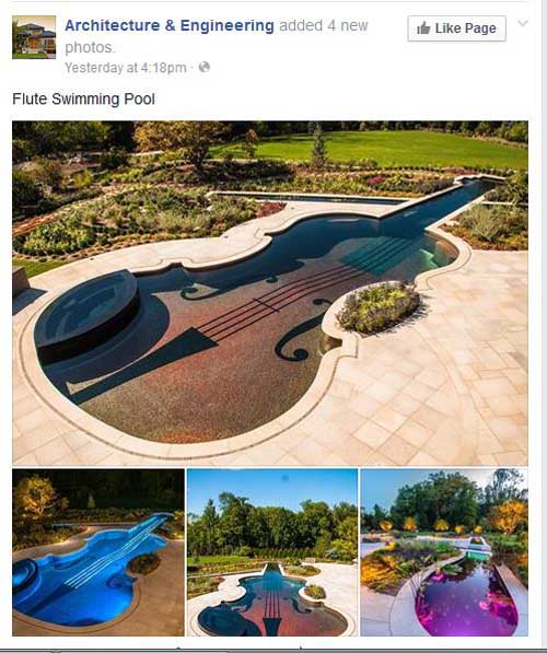 flute swimming pool - Page Architecture & Engineering added 4 new photos Yesterday at pm Flute Swimming Pool