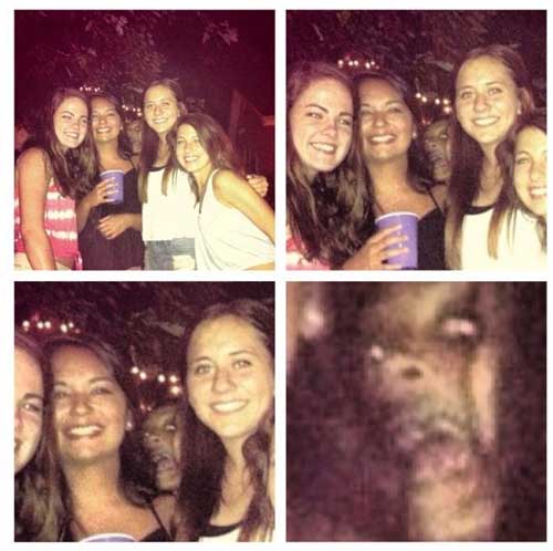 20 Incredibly Creepy Photobombs