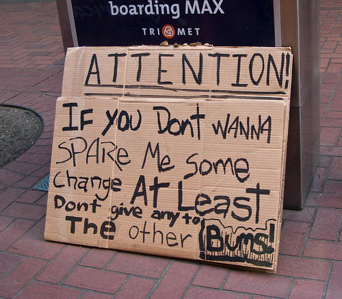 21 Very Clever Homeless Signs