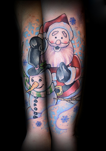The Very Merriest Christmas Tattoos!