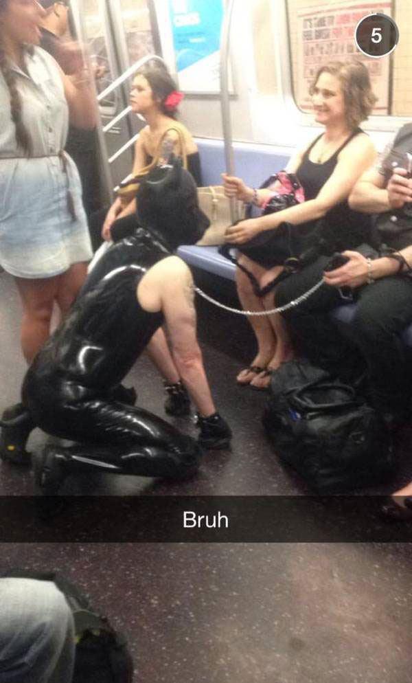 Just another day on public transportation