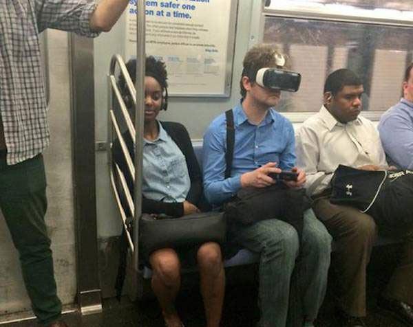 Just another day on public transportation