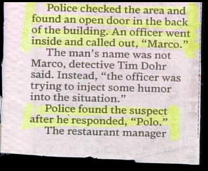 Carzy Police Reports