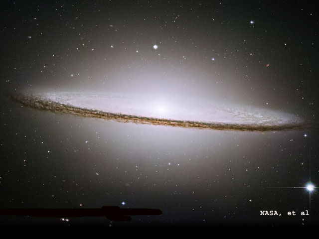 The Hubble Heritage team of astronomers, who assemble many of the NASA Hubble Space Telescope's most stunning pictures, is celebrating its five-year anniversary with the release of the picturesque Sombrero galaxy. One of the largest Hubble mosaics ever assembled, this magnificent galaxy has a diameter of nearly one-fifth the diameter of the full moon. The team used Hubble's Advanced Camera for Surveys to take six pictures of the galaxy and then stitched them together to create the final composite image. 
