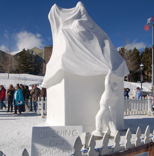 Huge Snow Sculptures