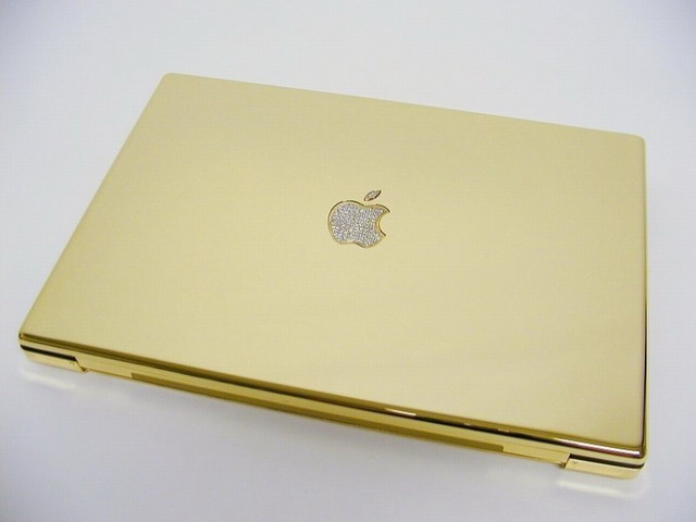 World's First 24kt Gold And Sapphires Mac Book Air
