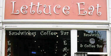 store name pun lettuce eat - Lettuce Eat Sandwich Sandwiches Coffee Bar E & Coffee Bar
