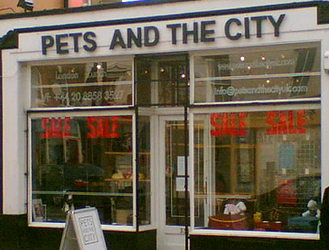 store name pun window - Pets And The City 20285335 Une El