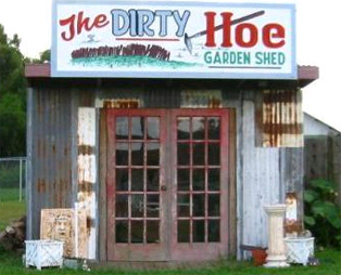 store name pun names for sheds - The Dirty. Hoe Garden Shed