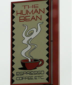 store name pun human bean - The Human Bean 5 Espresso Coffee.Etc.