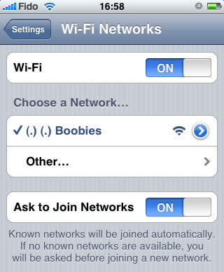 Hilarious WiFi Network Names