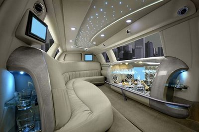 Interiors Of Luxurious Limousines