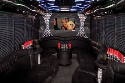 Interiors Of Luxurious Limousines