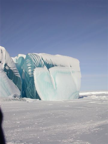Crazy Frozen Wave or Melting Ice Hill?
