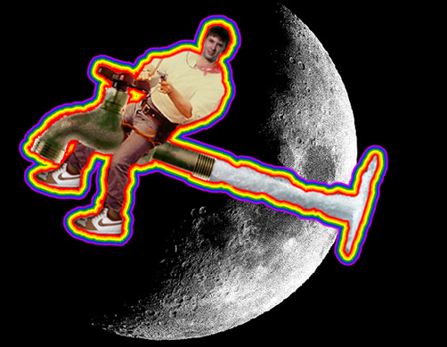 John Williams rides grubby tap to the moon.