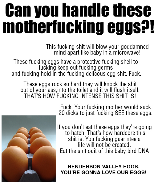 Eggs Are Blowing My Mind