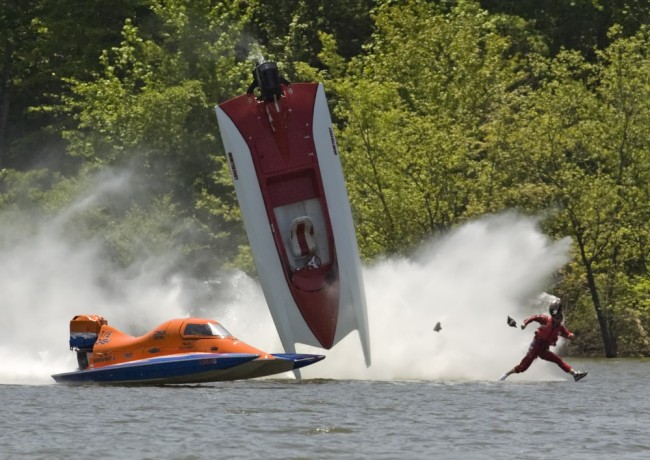 Racing Boat Crash