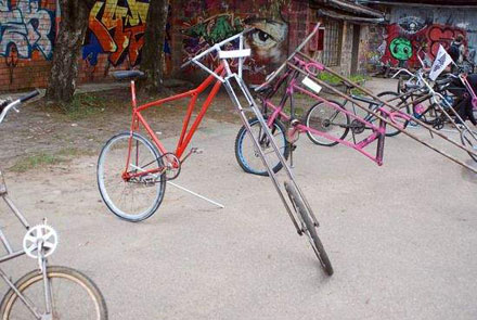 Crappy Home Made Chopper Bicycles