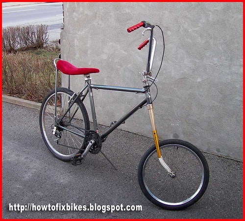 Crappy Home Made Chopper Bicycles