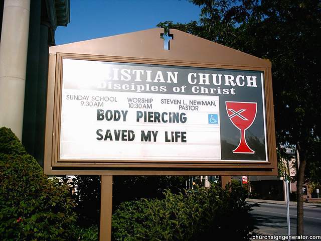 Hilarious and Weird Church Signs