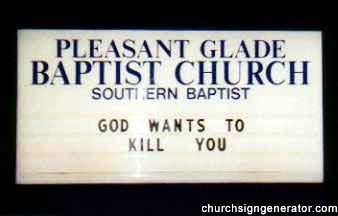 Hilarious and Weird Church Signs